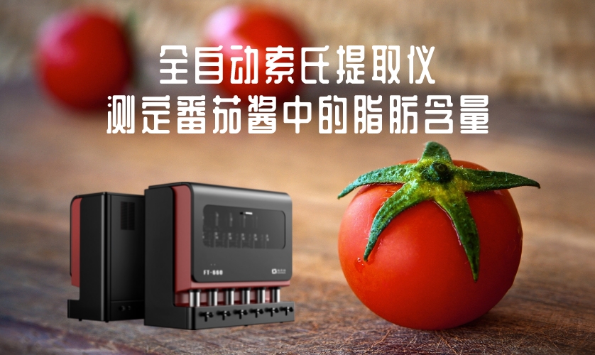 番茄醬比新鮮番茄更好？全自動索氏提取儀對其脂肪含量測定